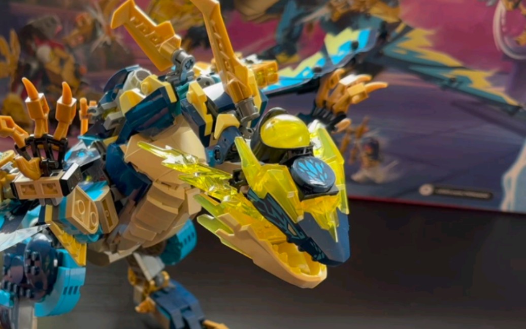 乐高幻影忍者第十七季套装 71796 电龙vs女皇 测评