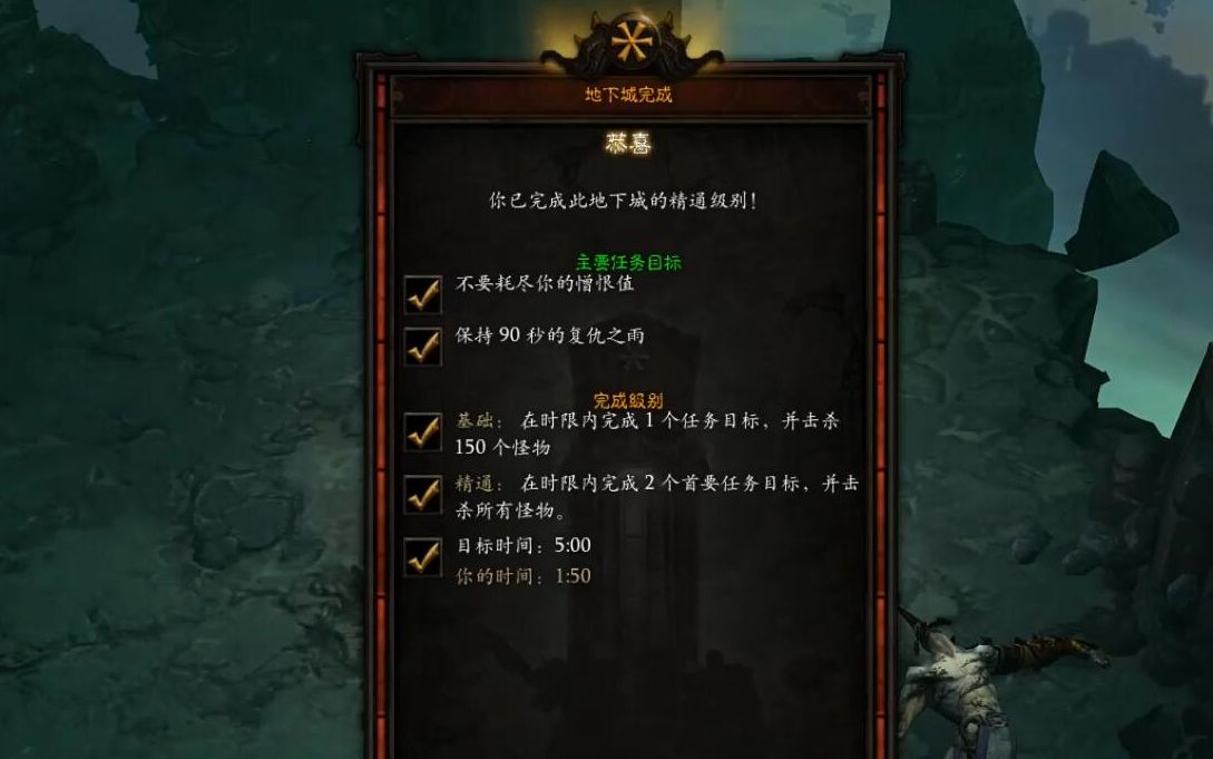 暗黑破坏神3猎魔人娜塔亚的复仇套装地下城