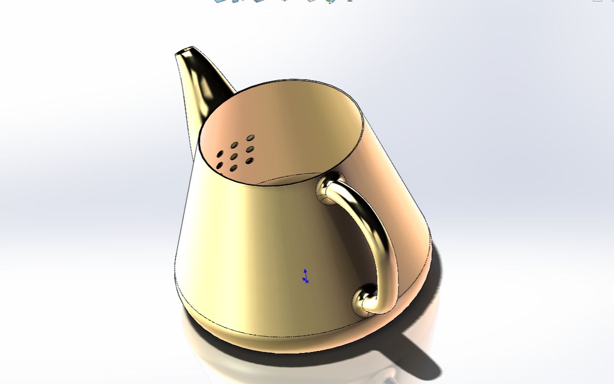 【solidworks】茶壶“过滤网”画法演示哔哩哔哩bilibili