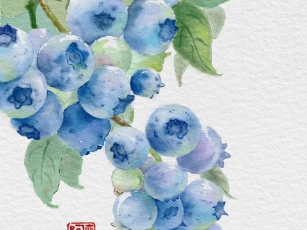 用天生会画临摹水彩练习,生命在于不停的学习