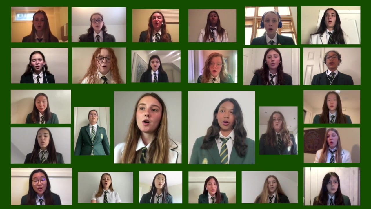 bridge over troubled water by the havergal virtual choir