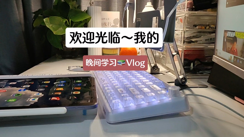 [图]VLOG1/晚间学习|大四备考