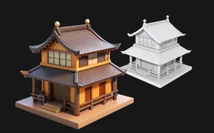 Download Video: 【3dmax建模】三十分钟带你做完满分模型作业！适合小白练习的3D场景模型案例