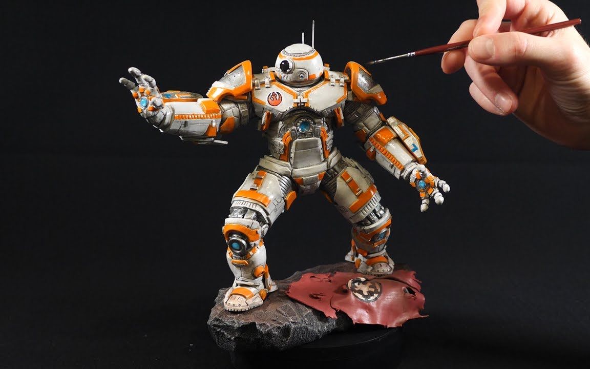 【佳作欣赏】油管大神自制星战风格反浩克机甲模型···昂?