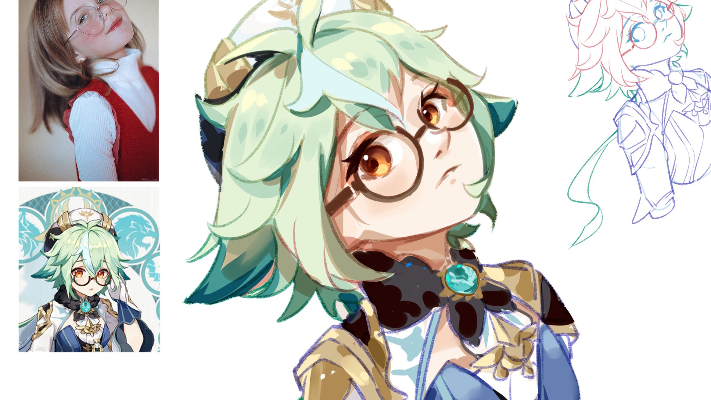 【人物练习】003-砂糖