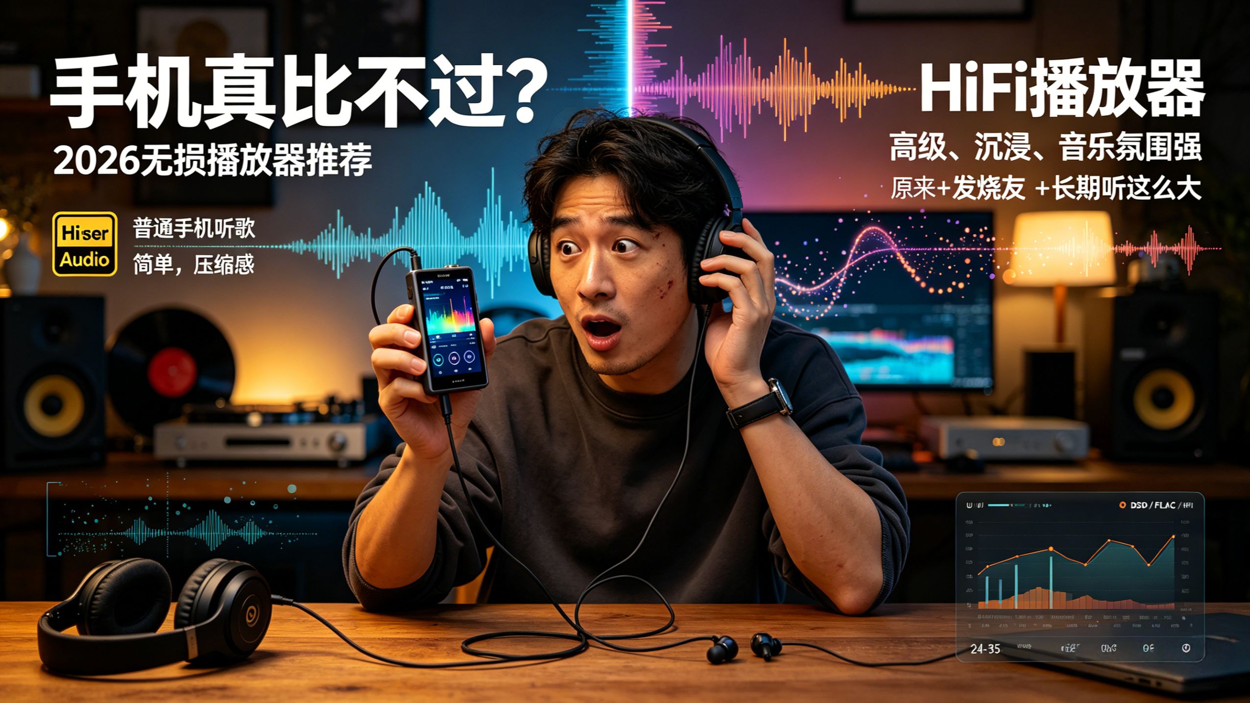 【2026无损音乐播放器】别再乱买了!90%的人都选错!2026年无损音乐(HIFI)播放器推荐指南!索尼、海贝、山灵、飞傲、乐图等品牌音乐播放器推荐(mp3/