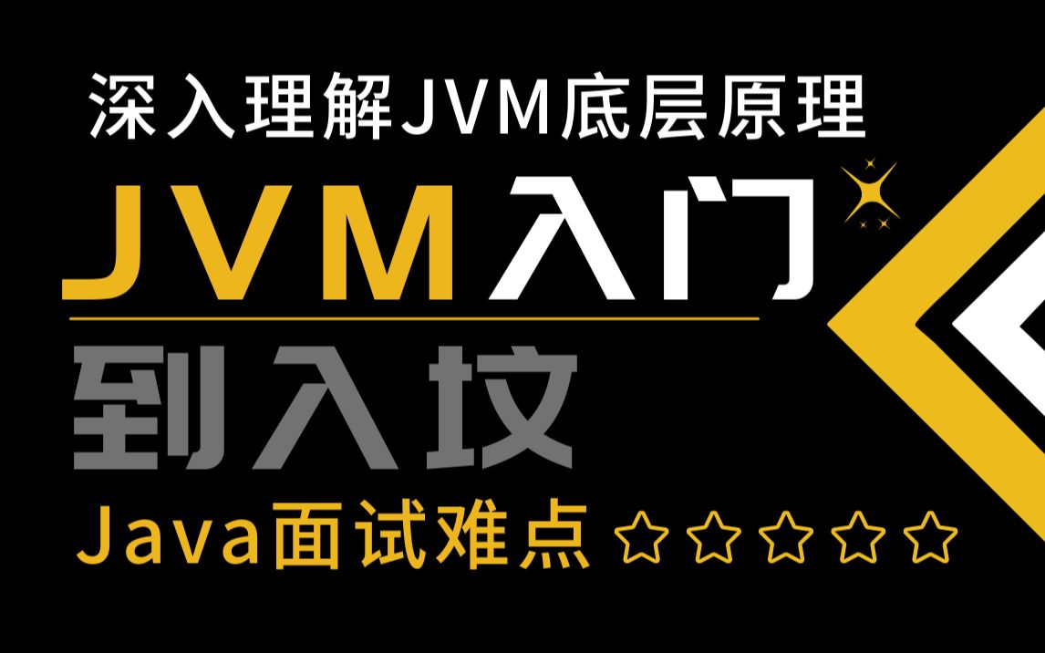 3天带你轻松掌握JVM:JVM入门到精通,B站最新JVM面试实战调优教程——(JVM内存模型,类加载机制,GC算法,G1,ZGC垃圾收集器)哔哩哔哩bilibili