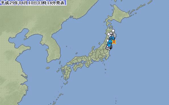 【地震発生时の映像】(日本平成29年 04月10日 03时10分地震映像)哔哩哔哩bilibili