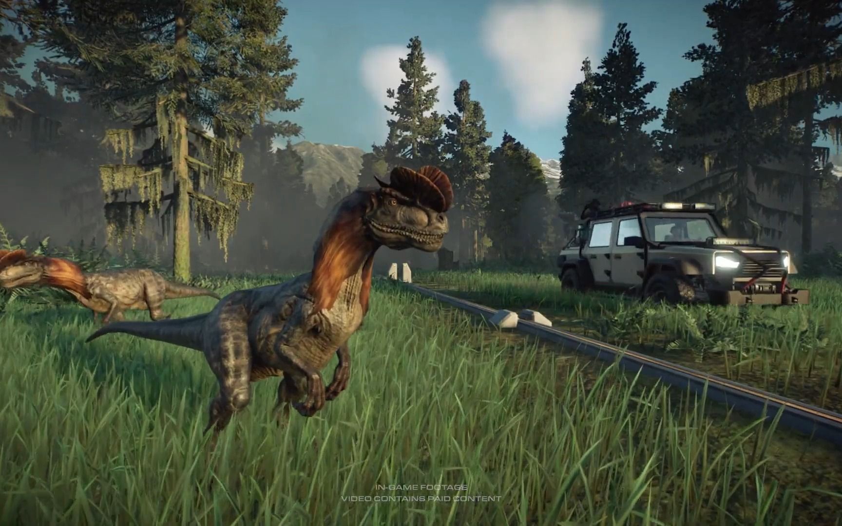 侏罗纪世界进化2自治权生物合成资料片发布预告片ps5和ps4游戏中英