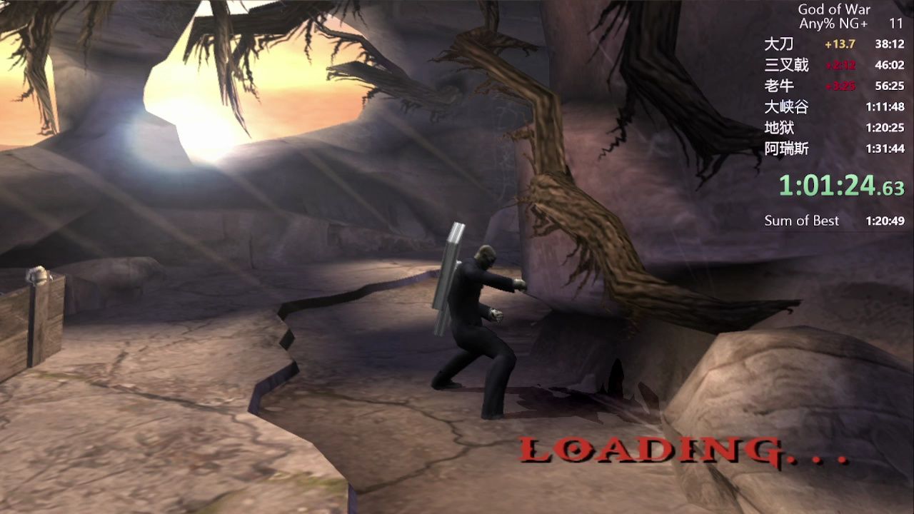 战神1 any% ng  in 1h 28m 00s