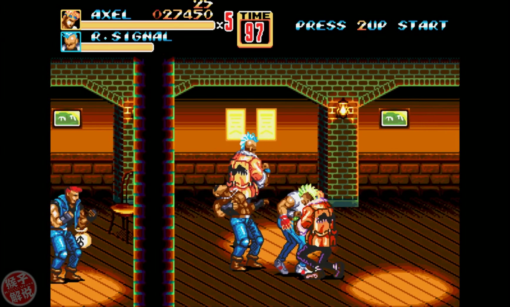 小旭直播表演街机《怒之铁拳》:风骚的走位_哔哩哔哩_bilibili