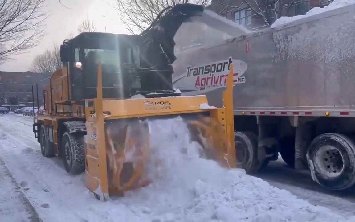 城市道路清雪吹雪机哔哩哔哩bilibili