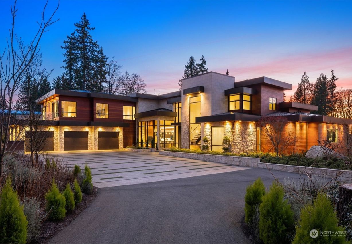 位于华盛顿州雷德蒙德的一座精致现代的林间豪宅|20348 ne 85th st