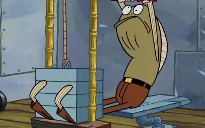 《海绵宝宝》比奇堡最倒霉的鱼,每天必断一次腿,这藏着什么秘密