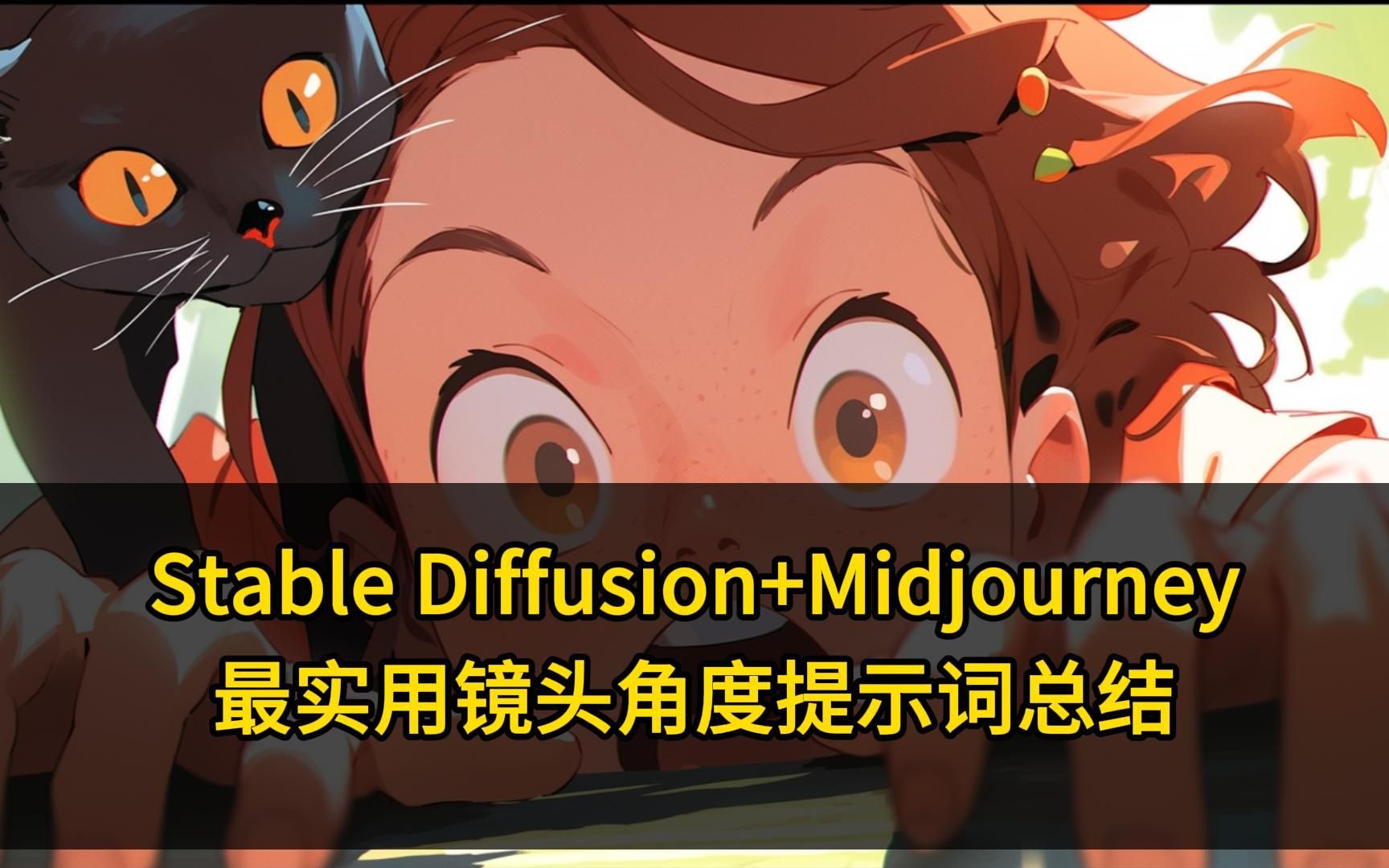 Stable Diffusion+Midjourney ,最实用镜头角度提示词总结哔哩哔哩bilibili