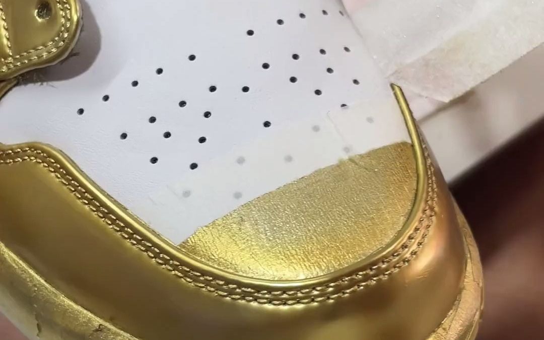 aj1镜面漆上色修复 球鞋修复教程#修鞋 #aj1 #aj #球鞋 #球鞋修复