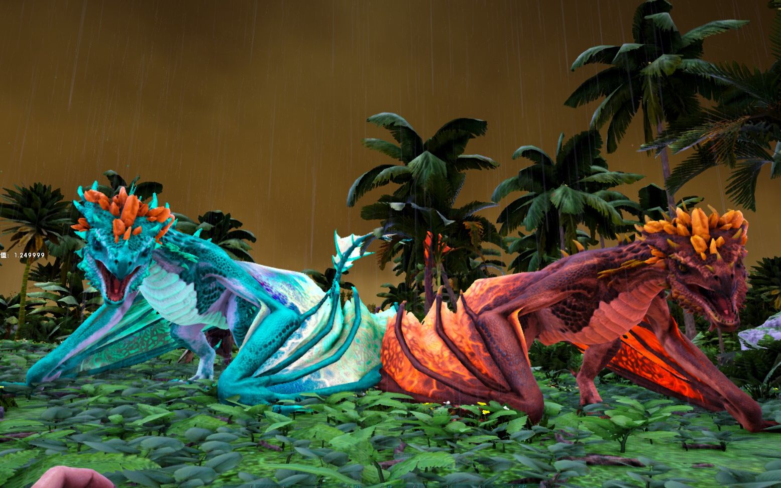 【萌陌 】《方舟生存进化水晶岛》开了个假荒