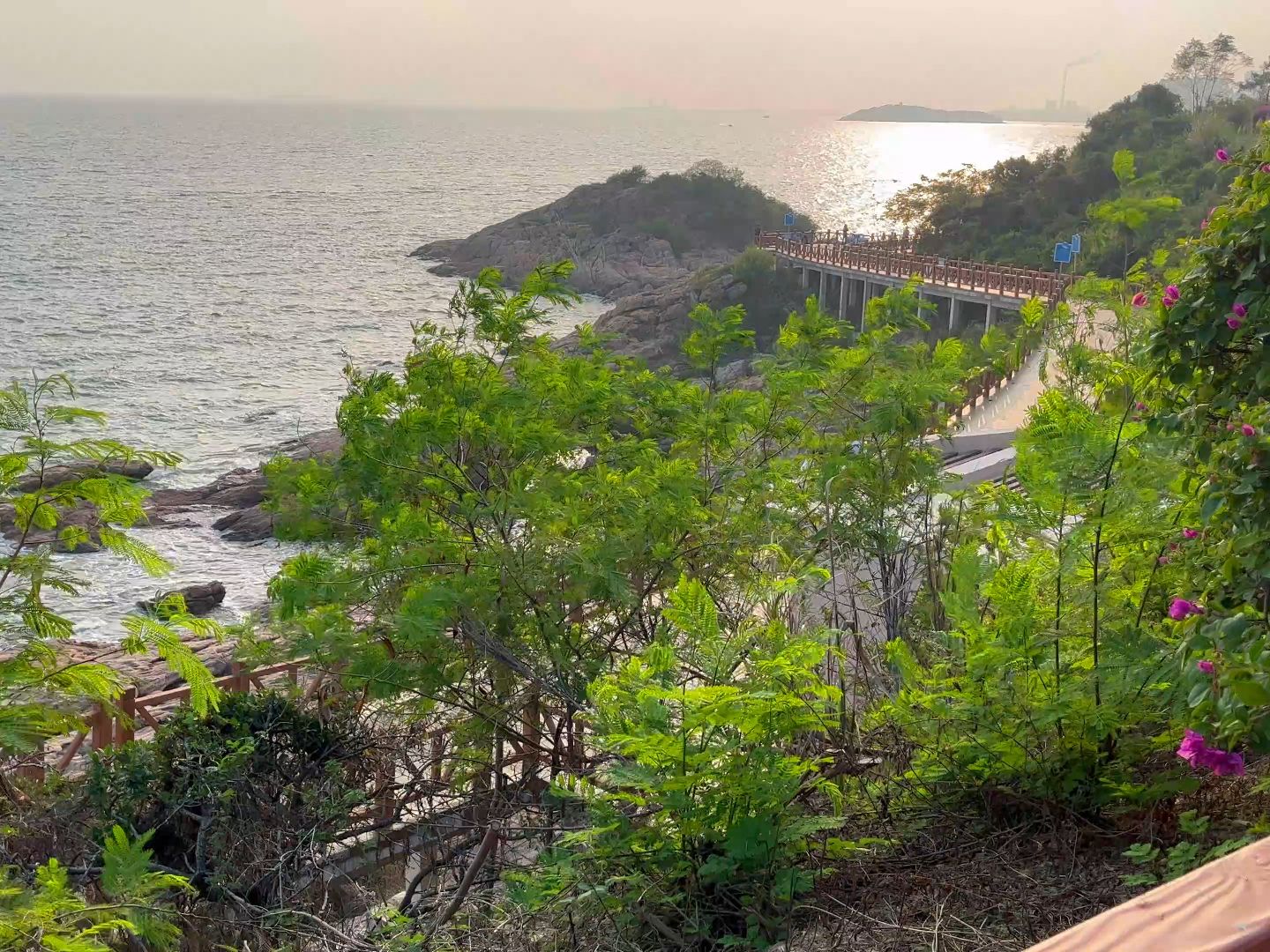 广东惠州乌山头绿道,沿海风景真是绝了