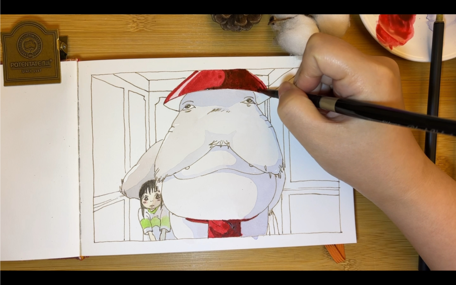 丑萌丑萌的白萝卜神保护了小千寻