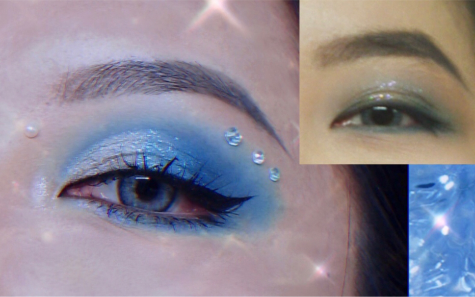 活动  普通人第二次挑战蓝色眼影