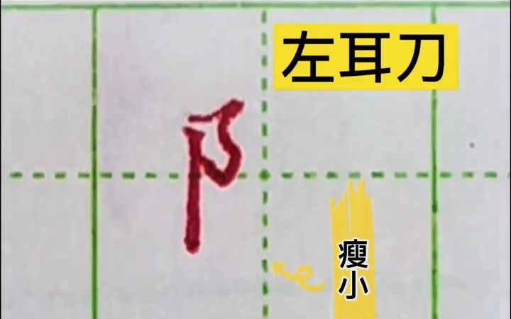 【练字技巧】教你如何区分左耳刀右耳刀哔哩哔哩bilibili