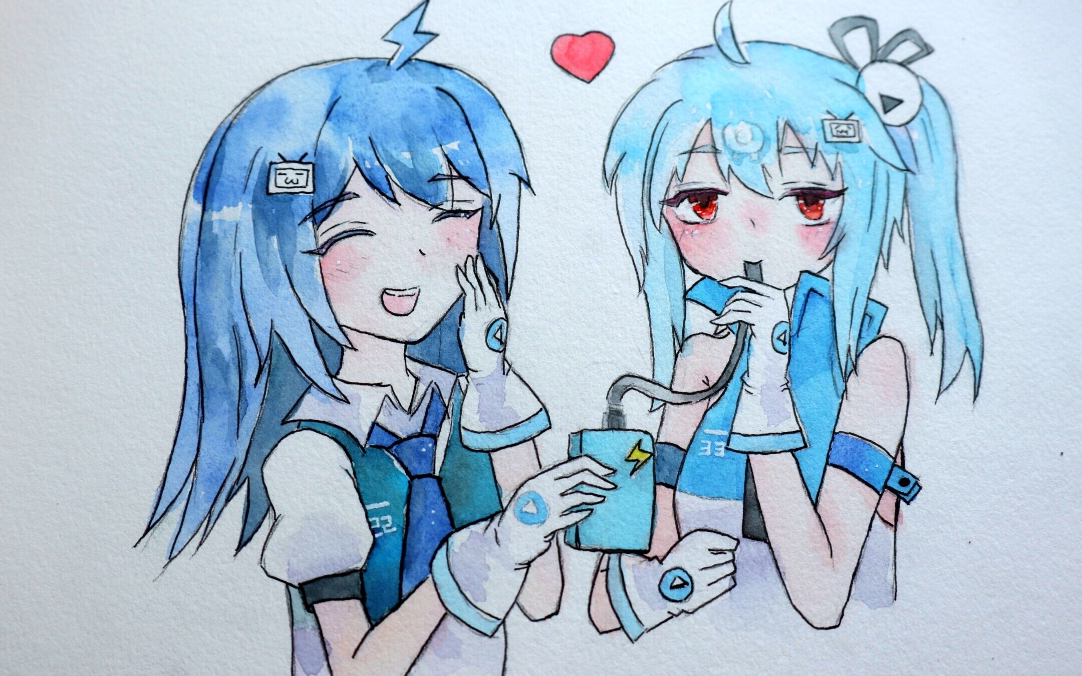 水彩手绘过程_哔哩哔哩 (゜-゜)つロ 干杯~-bilibili