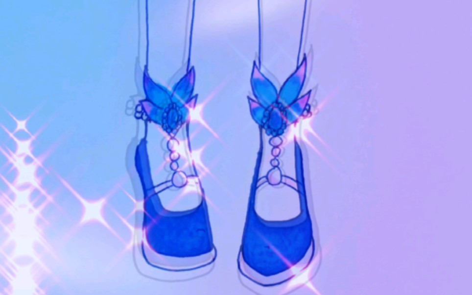 画陈思思的鞋子