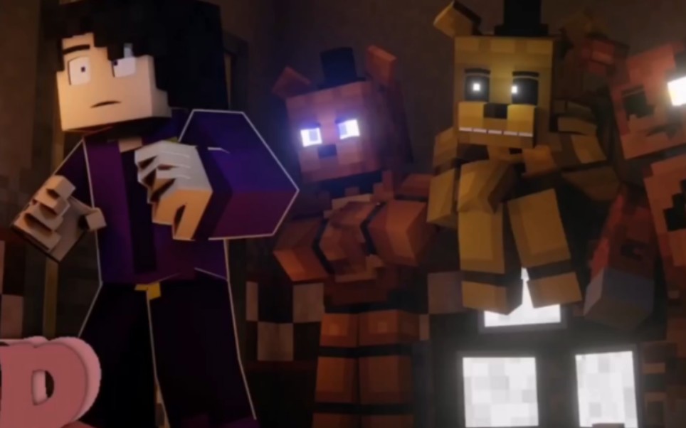 [图][生肉]One of Us Minecraft FNAF Animated Music Video Song by