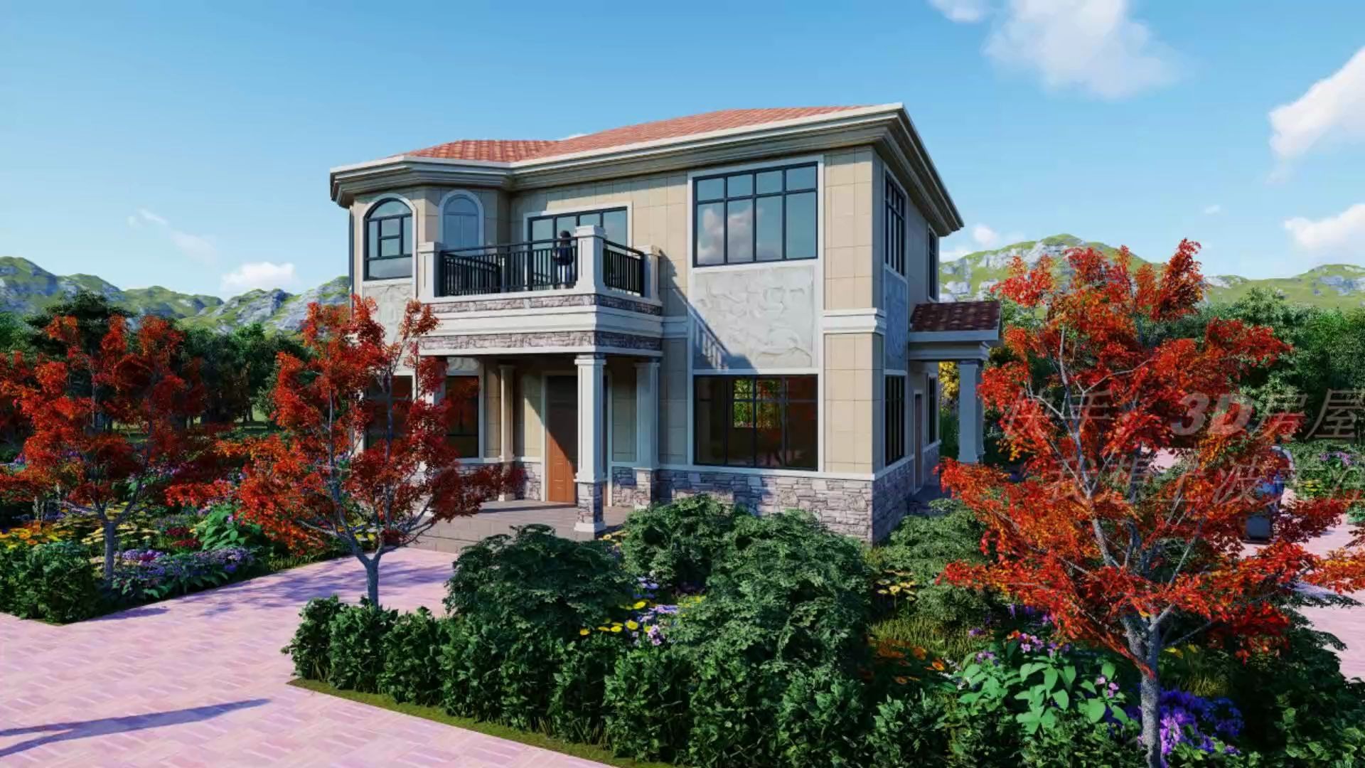 送给未来的你!乡村别墅二层自建独栋欧式.