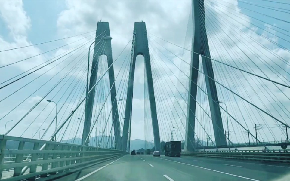 浙江宁波清水浦大桥,这次真正看到唯一,一波三折大桥!