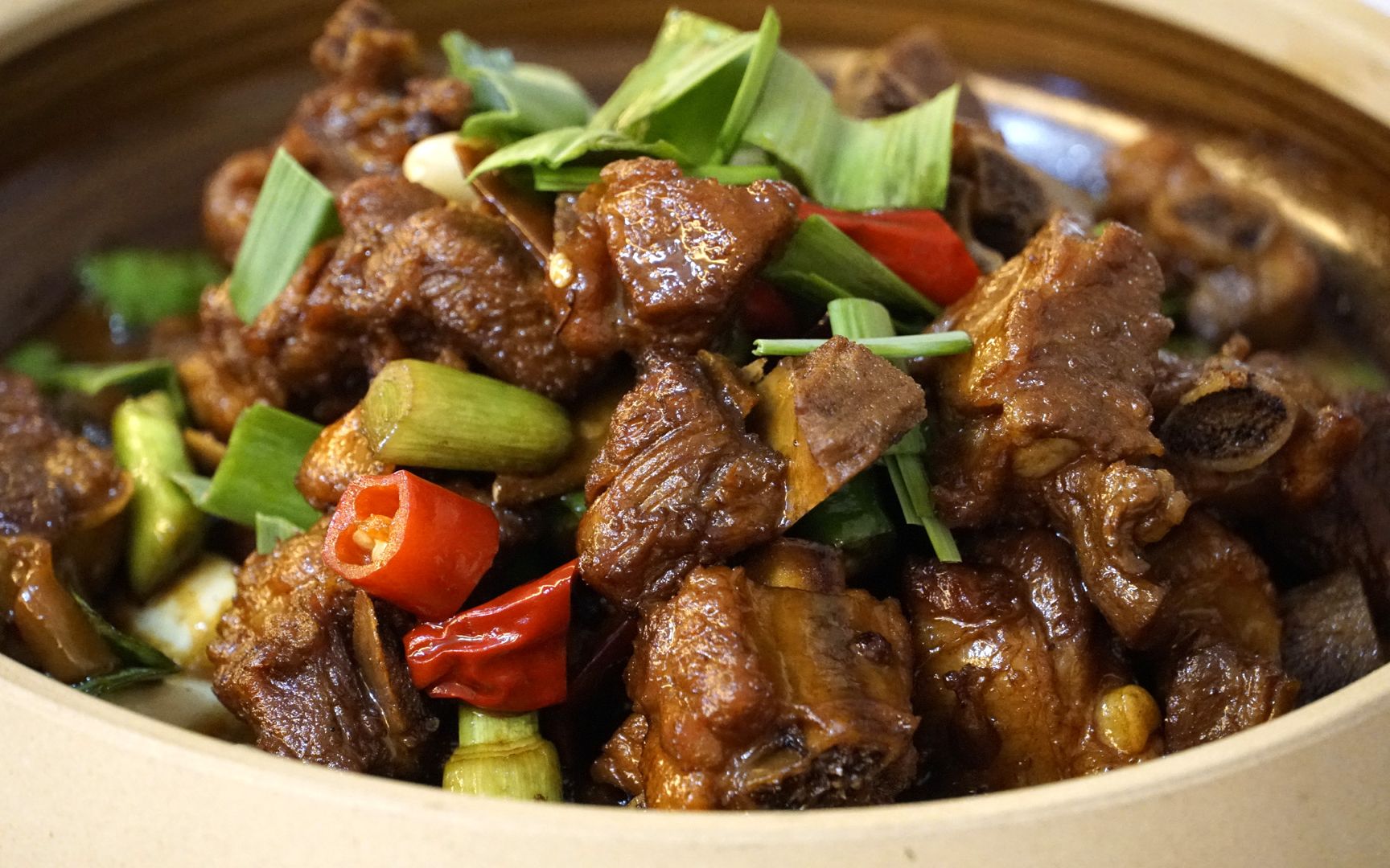 香辣钵子排骨,好吃的湖南家常菜,简单易做,湘味排骨