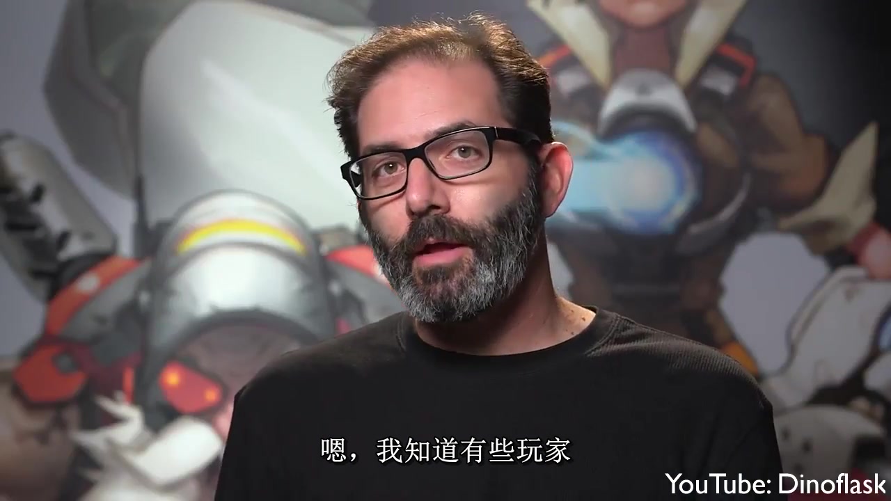 【恶搞 / 中文字幕】守望先锋开发者访谈——jeff kaplan:小美体型