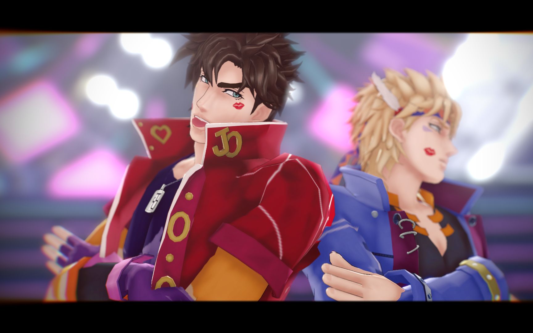 【jojo的奇妙mmd】二乔&西撒:沉溺于混杂的声音之中/hybrid