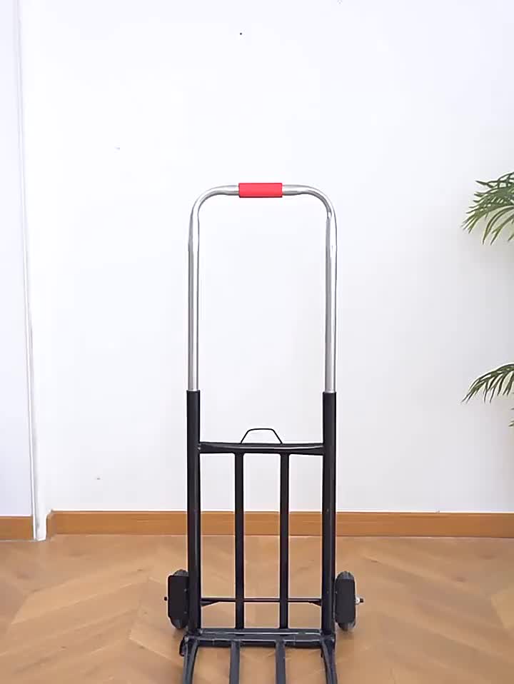 手推车便携式拉货拉杆拖车神器(折叠搬运家用购物买菜便携式手拉车)