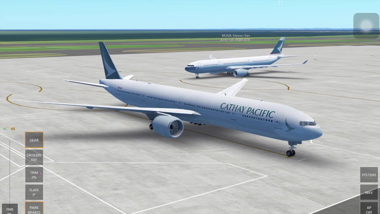 rjtt(东京国际机场)—zspd(上海浦东)国泰航空777_哔哩哔哩 (゜-゜)つ