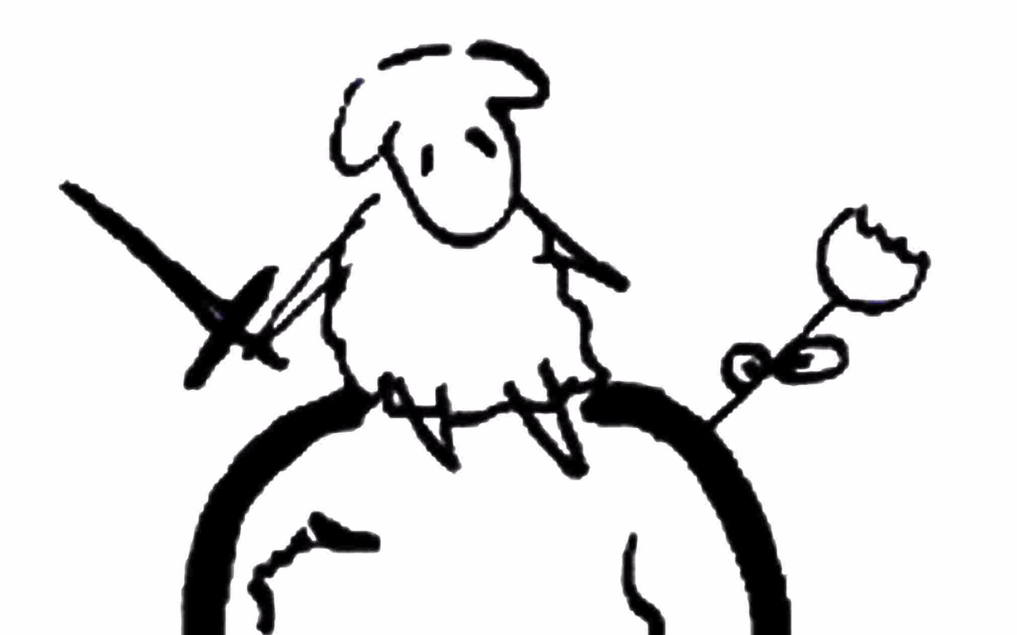 易烊千玺画的一只羊图片