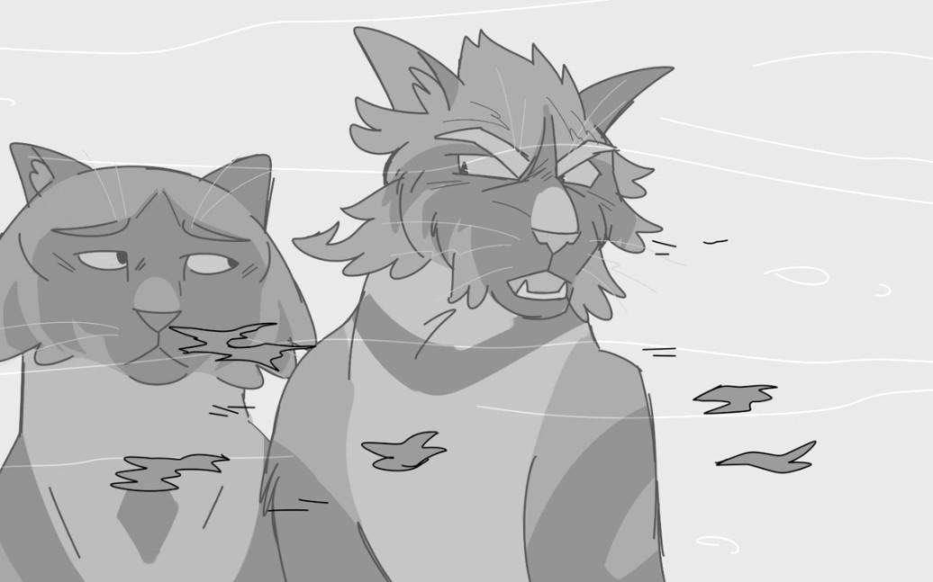 【猫武士】the raging storm aftermath(滑须&曙皮)