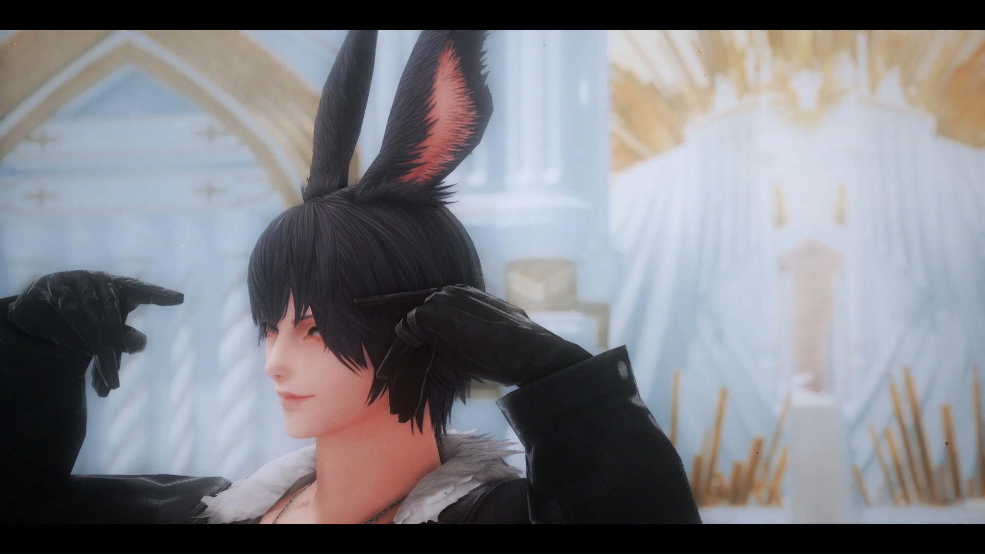 【ff14/伪mmd】五人展示 大高个像是被迫营业…三只兔子不想演的:D网络游戏热门视频