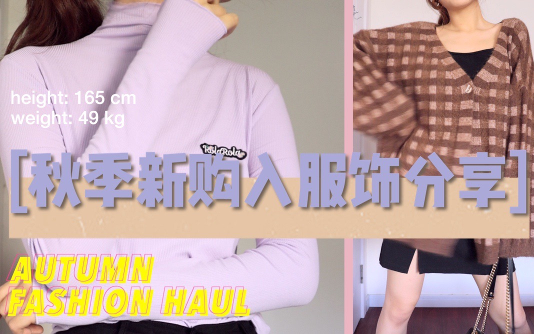 韩系气质休闲风/Fashion Haul/秋季服饰购物分享上集/20+单品/韩国小潮牌/ASM ANNA哔哩哔哩bilibili