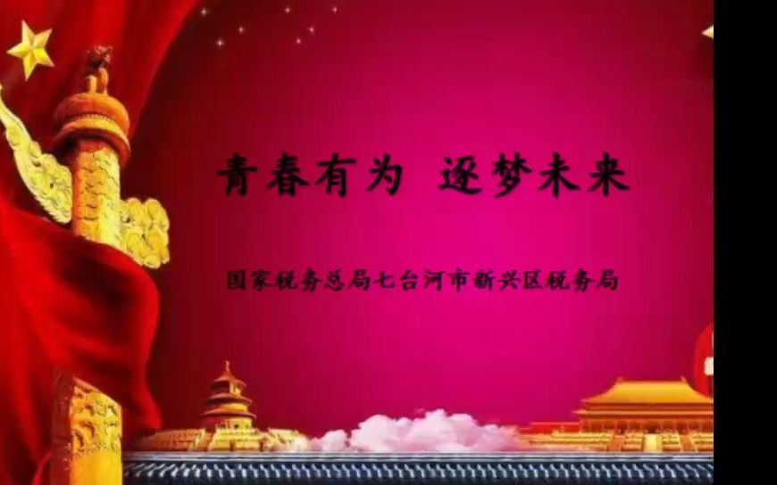 “青春有为 逐梦未来”国家税务总局七台河市新兴区税务局 殷睿哔哩哔哩bilibili