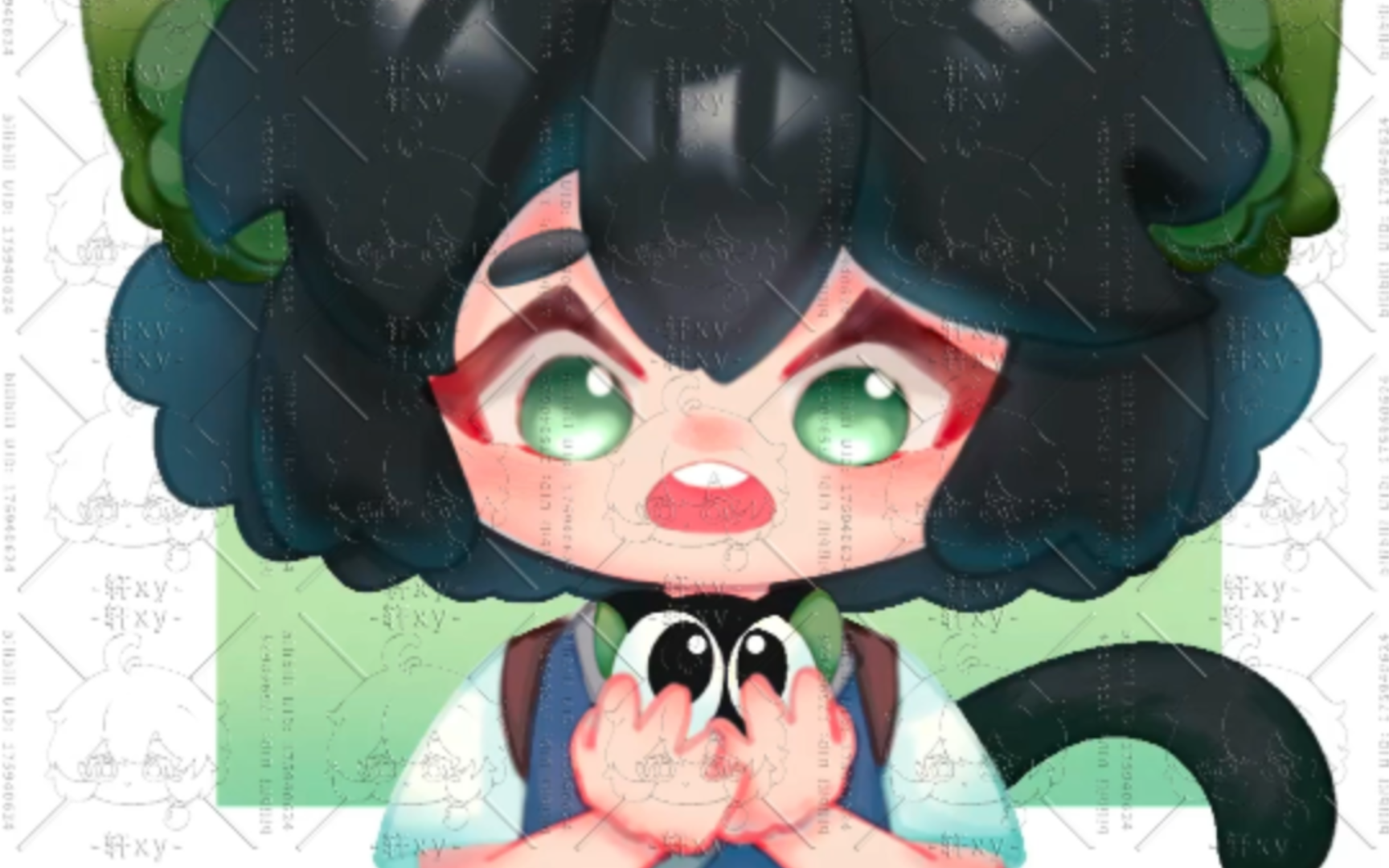 【q版半身】是罗小黑!