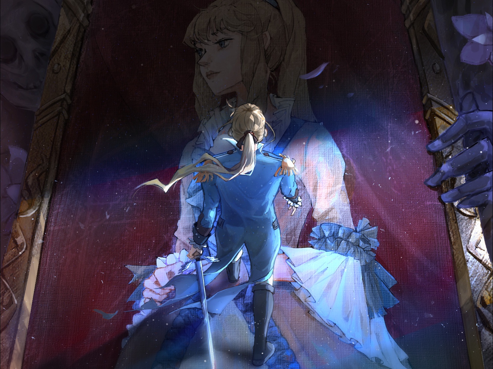 《双面骑士》同人插画