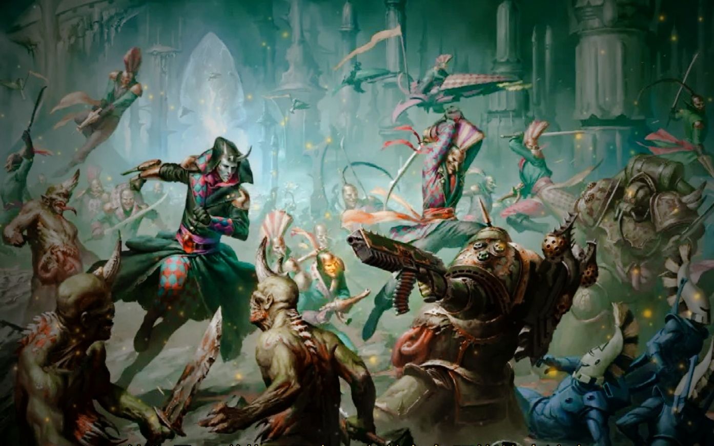 【战锤40k】笑神之子,丑角剧团