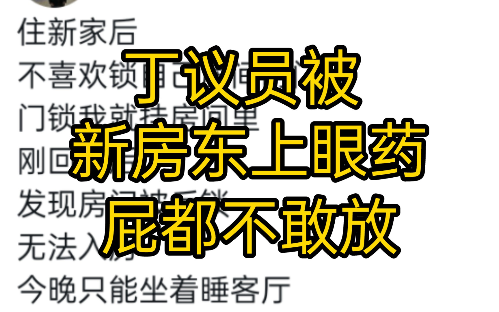 电子宠物之丁议员(十一)丁议员在美国租房,被新房东上眼药屁都不敢放,温顺的像小绵羊.哔哩哔哩bilibili