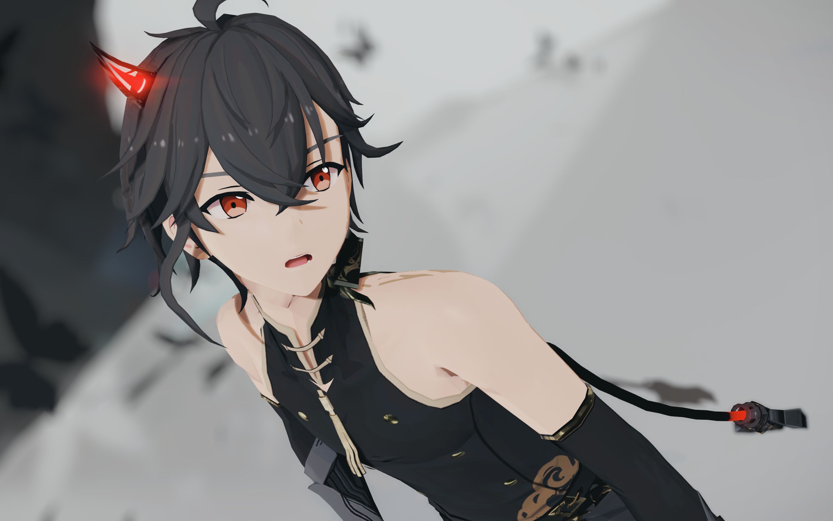 mmd戰雙blackmamba常羽遊麟