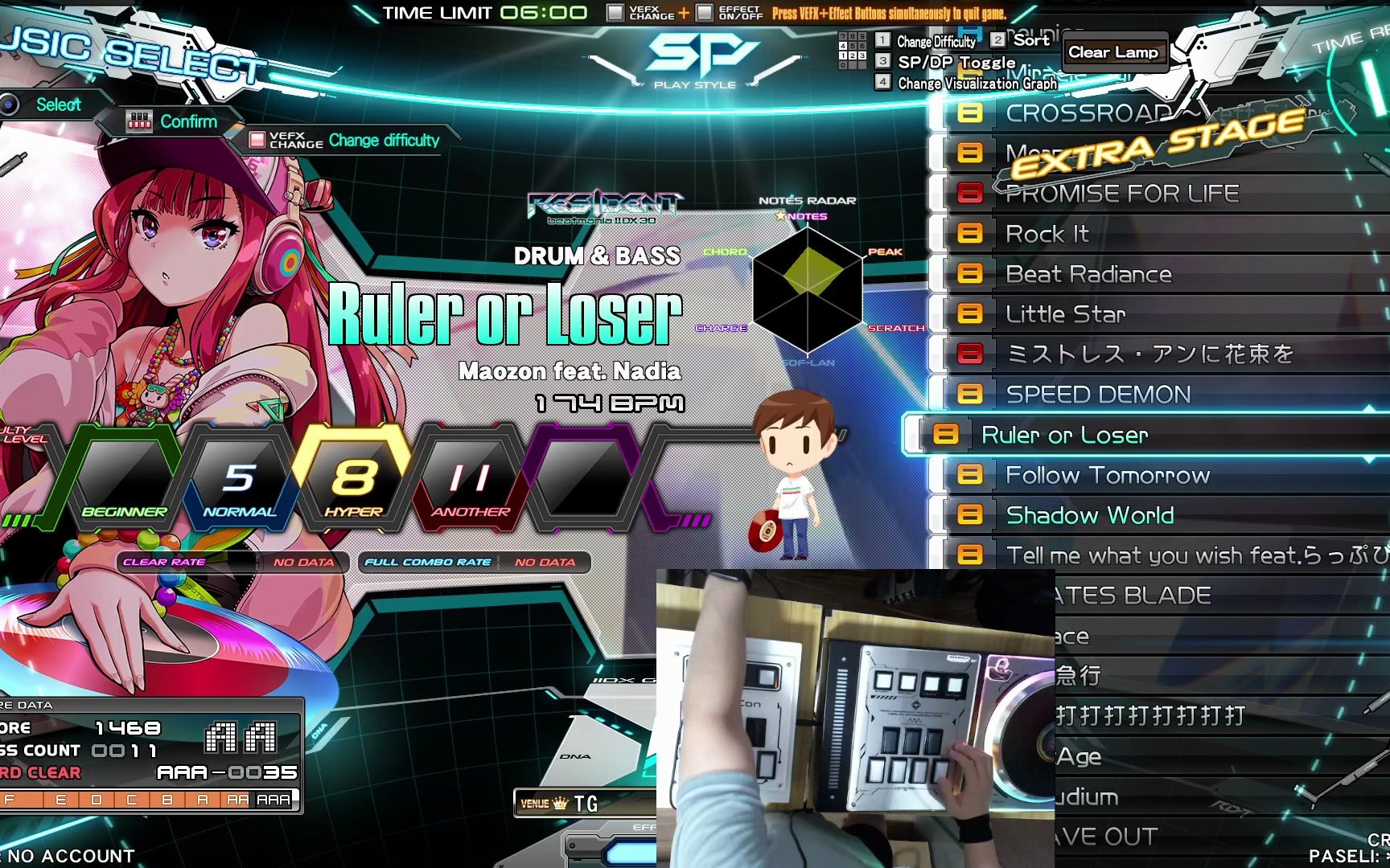 【iidx】daily training 2023-04-18 ruler or loser [sp][hyper]