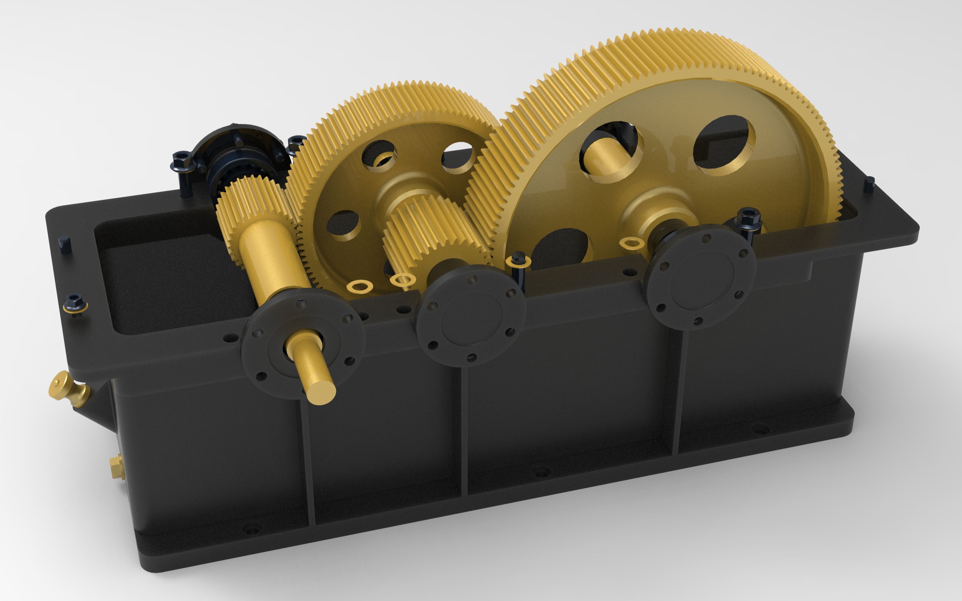 直齿齿轮减速器_哔哩哔哩_bilibili