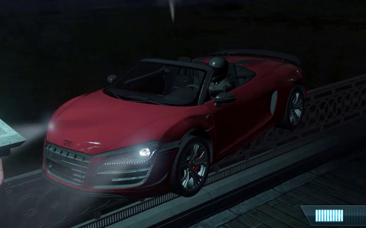 【极品飞车17】r8骑栏杆你告诉我怎么毁