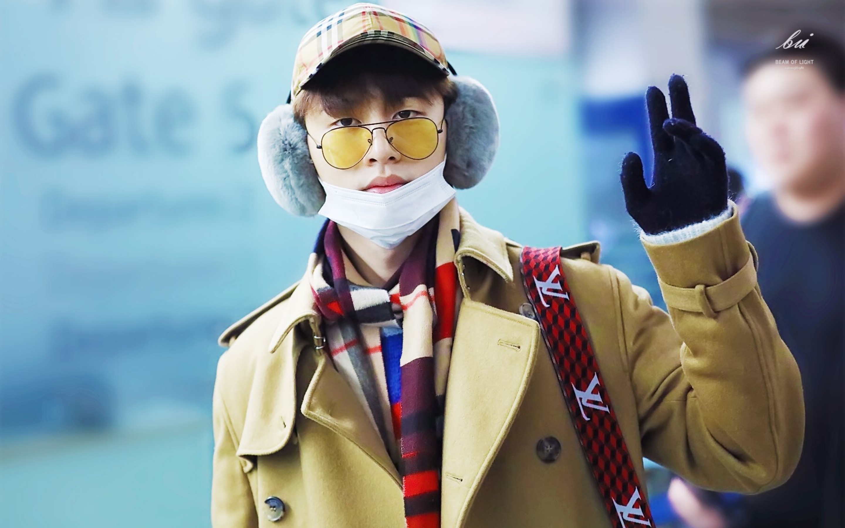 【ikon】181227 仁川机场出境,分量人造型瞩目,金韩彬是什么小可爱