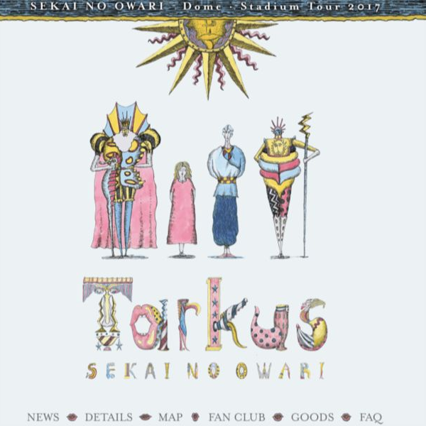 SEKAI NO OWARI - Tarkus [2017.01.22@さいたまスーパーアリーナ